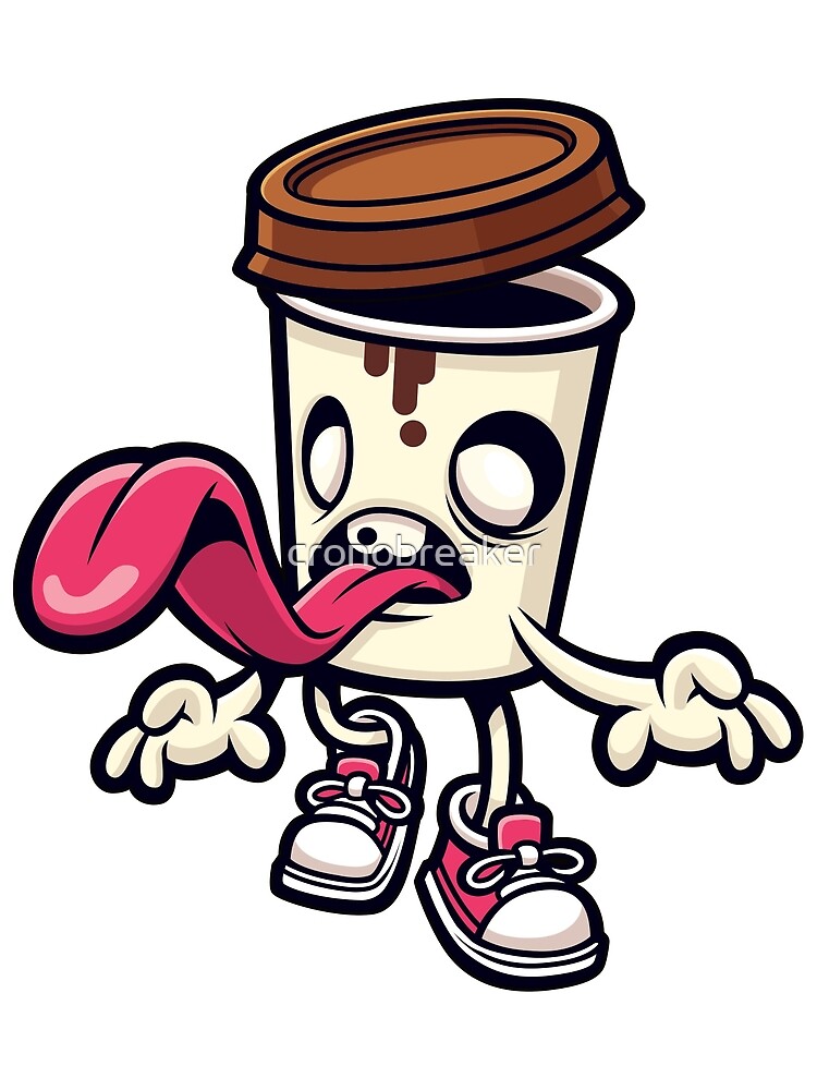 "Coffee Zombie" by cronobreaker Redbubble