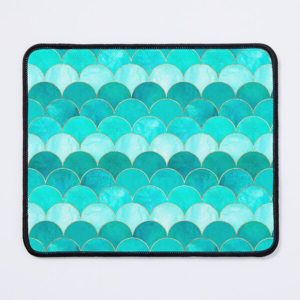 Item preview, Blue Mermaid Scales designed and sold by PotluckPrints.