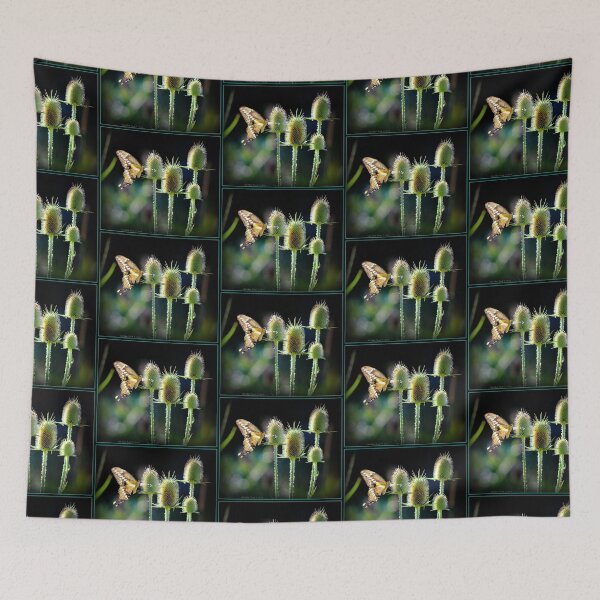 Item preview, Giant Swallowtail Butterfly on a Teasel designed and sold by Deb  Badt-Covell.