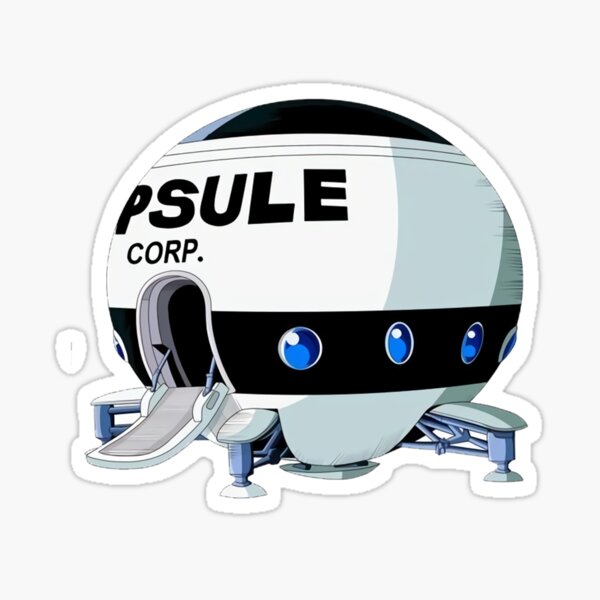 Item preview, capsule corporatio manga sticker designed and sold by Genbee.
