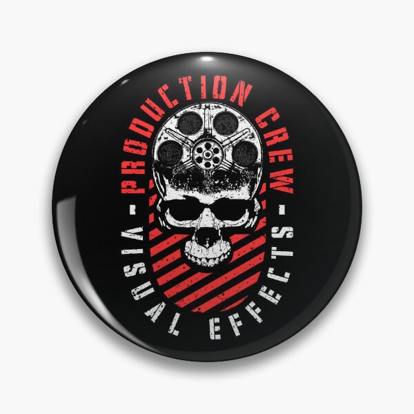 Item preview, Production Crew Visual Effects VFX Artist Halloween Skull designed and sold by GrandeDuc.