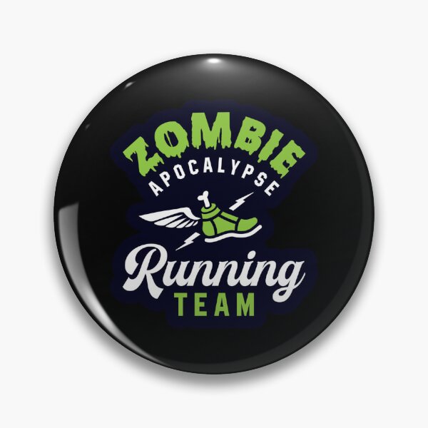 Item preview, Zombie Apocalypse Running Team Sticker designed and sold by cleoangelalc.