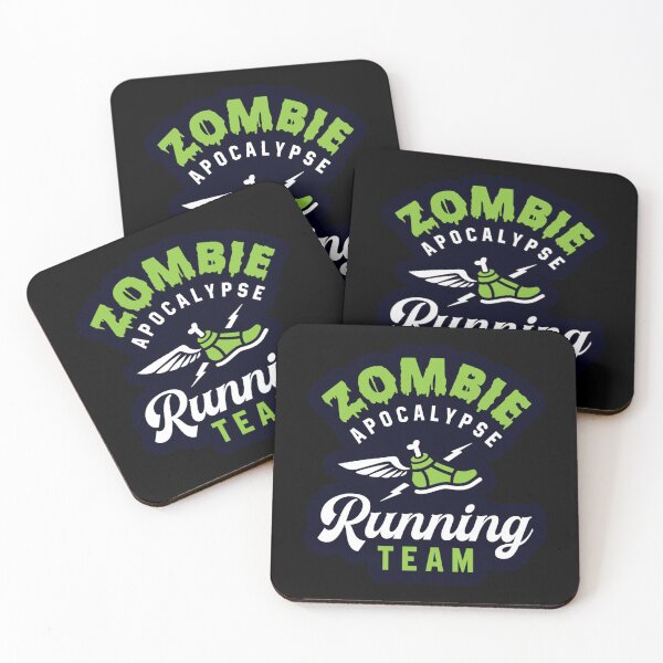 Item preview, Zombie Apocalypse Running Team Sticker designed and sold by cleoangelalc.