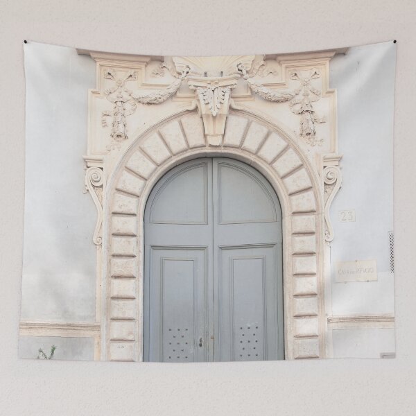 Item preview, Soft Blue Door Trastevere Rome #1 #pastel #wall #art designed and sold by Anita's & Bella's Art.