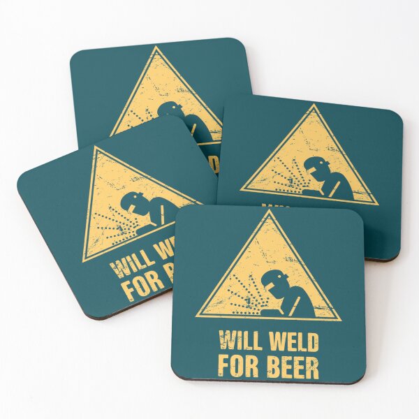 Item preview, Will Weld For Beer  Funny Welding Design     designed and sold by ShotgunWiler.