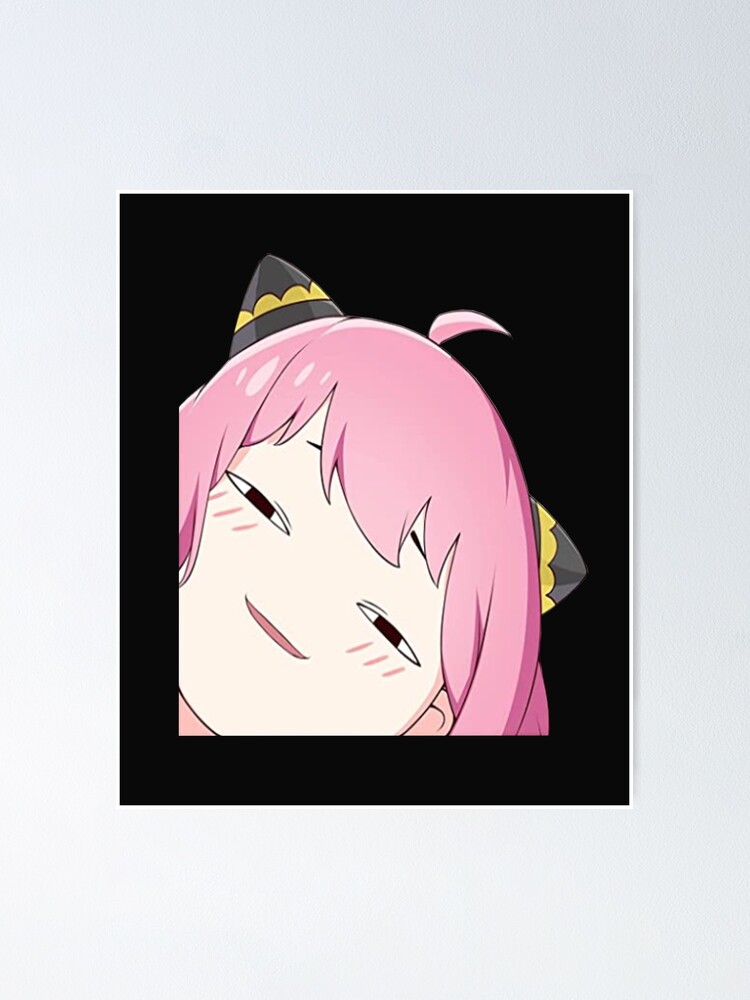 Anya Forger Anime Anya Sticker - Anya Forger Anime Anya Idiot