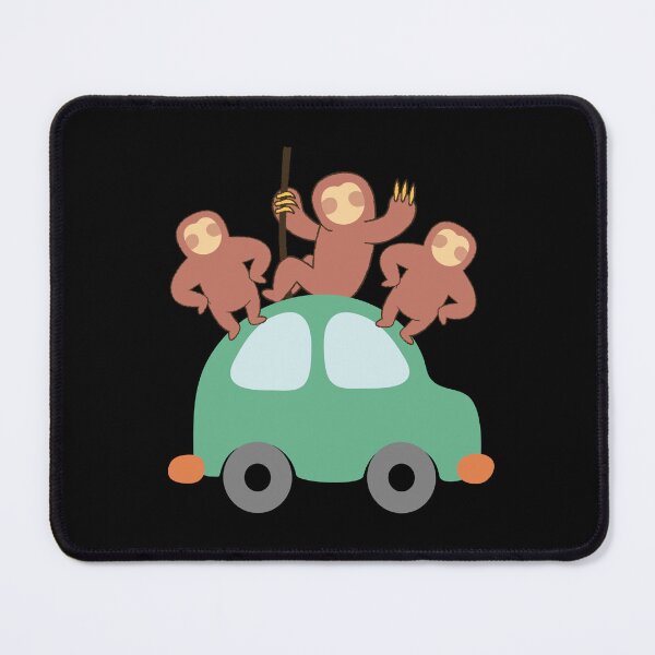 Item preview, Sloths on car designed and sold by The Love Quill.