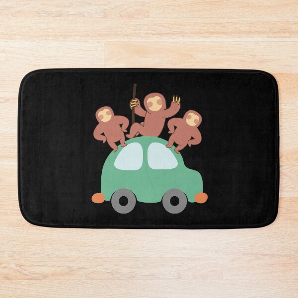 Item preview, Sloths on car designed and sold by The Love Quill.
