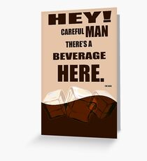 The Big Lebowski movie quote Greeting Card