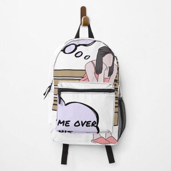 Item preview, Thinking girl with "Wait!!! Let me over think this" texted designed and sold by Bashini.