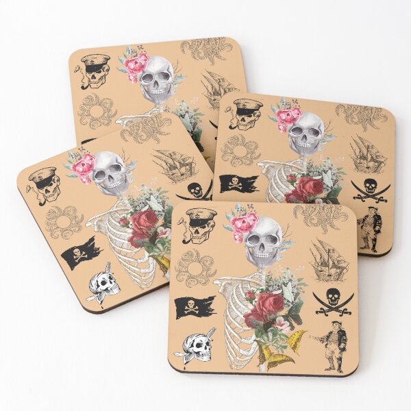 Item preview, Pirate Skeleton and Pirate Symbols designed and sold by ArtOfStars.