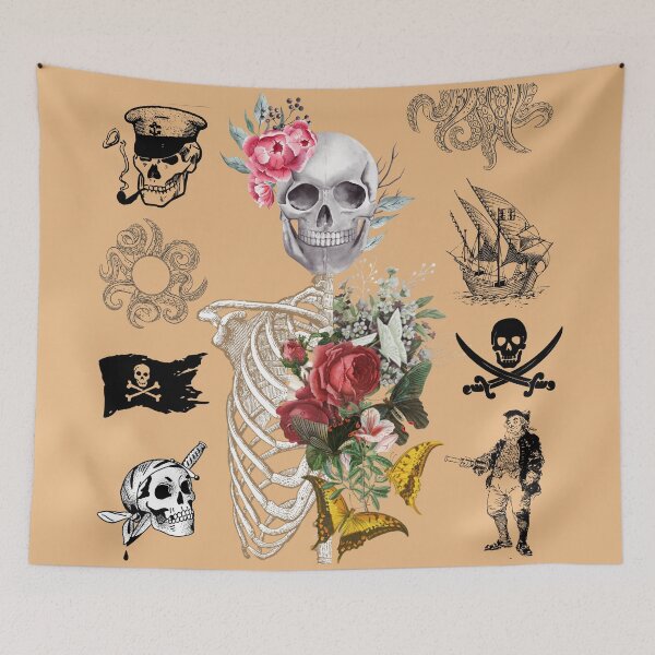 Item preview, Pirate Skeleton and Pirate Symbols designed and sold by ArtOfStars.