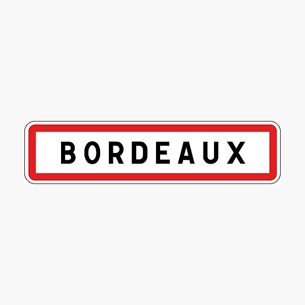 Item preview, Bordeaux City Panel designed and sold by BubbleManShop.