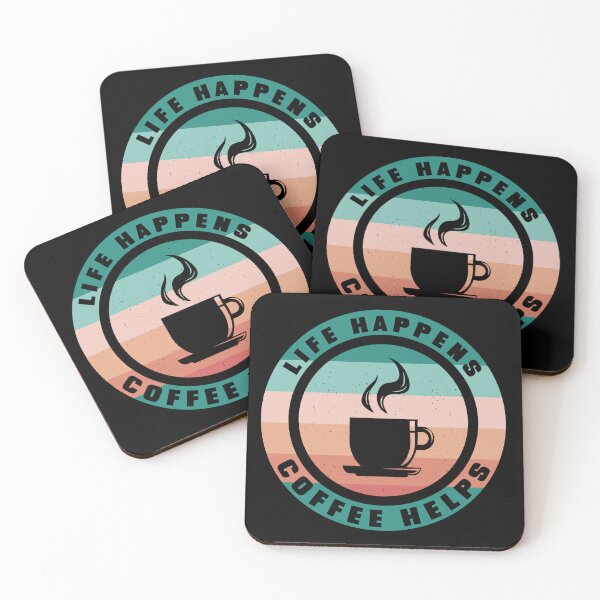 Item preview, life happens , coffee helps designed and sold by aither81.