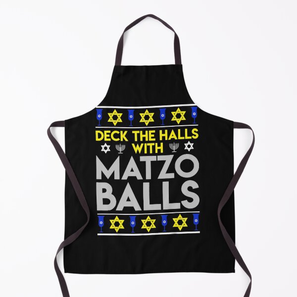 Item preview, Deck The Halls with Matzo Balls Jewish Christmas Hanukkah designed and sold by AmapolaSerrato.