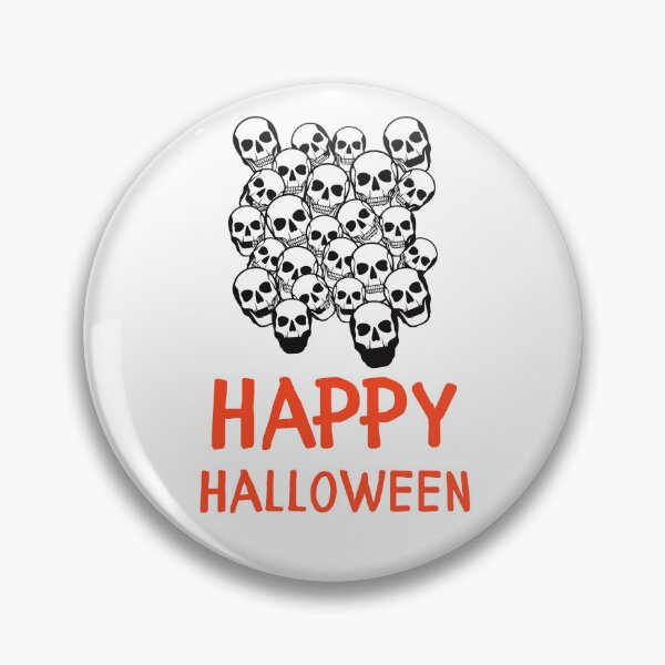 Item preview, Happy Halloween Horror Skulls Pattern Design designed and sold by WBP Mart.