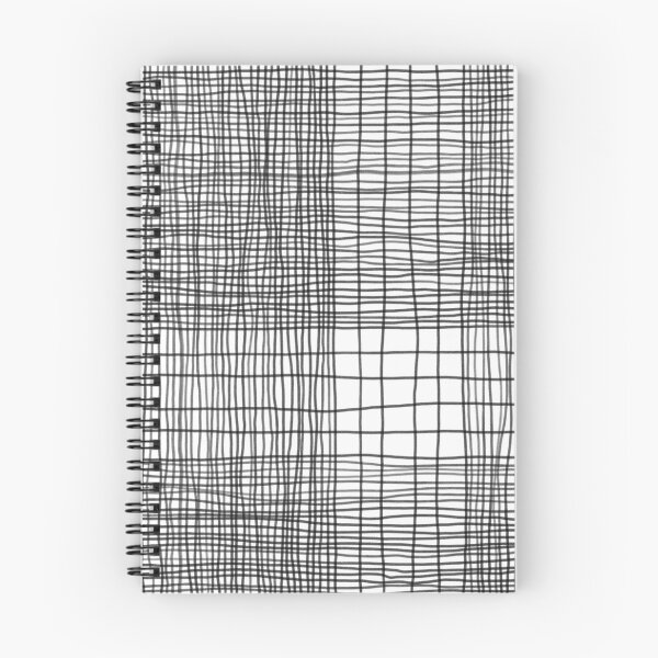 Item preview, Monochrome black and white graphic plaid minimalist style I designed and sold by FrancesPoff.