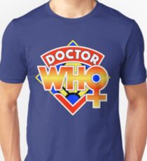 4th Doctor Logo with a Twist (in Color) Unisex T-Shirt