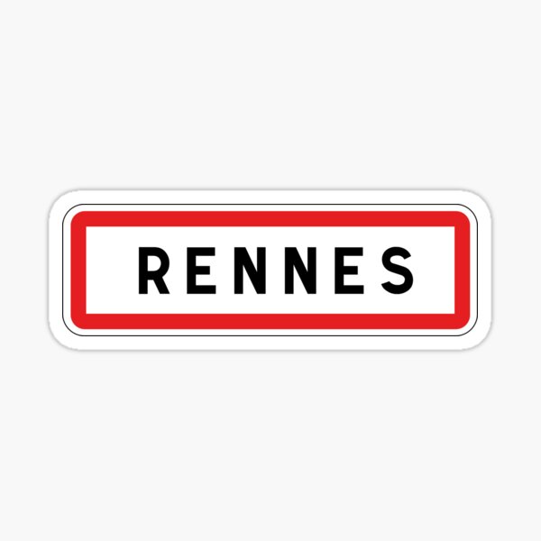 Aperçu de l'œuvre Panneau Rennes Ville créée et vendue par BubbleManShop.
