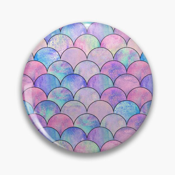 Item preview, Multicolor Mermaid Scales designed and sold by PotluckPrints.