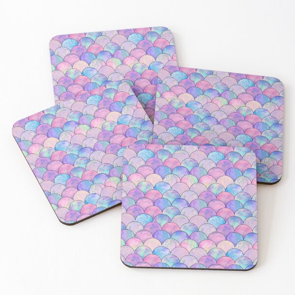 Item preview, Multicolor Mermaid Scales designed and sold by PotluckPrints.