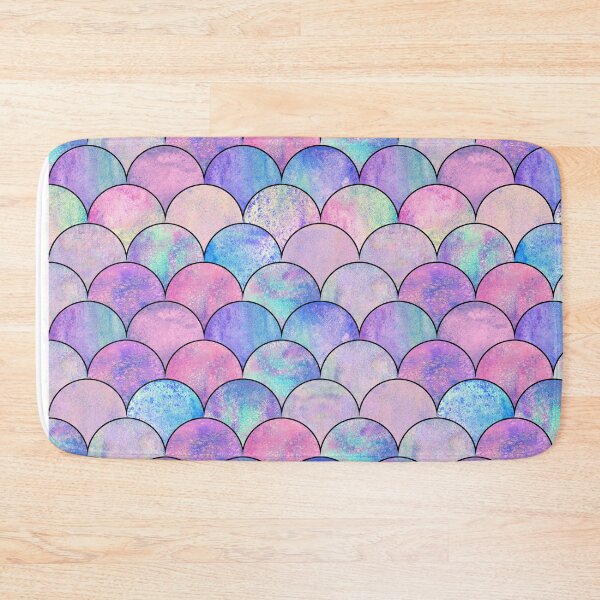 Item preview, Multicolor Mermaid Scales designed and sold by PotluckPrints.