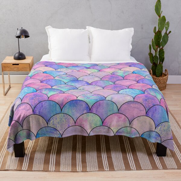 Item preview, Multicolor Mermaid Scales designed and sold by PotluckPrints.
