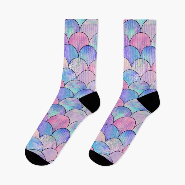 Item preview, Multicolor Mermaid Scales designed and sold by PotluckPrints.