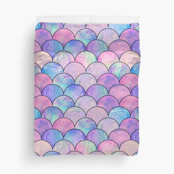 Item preview, Multicolor Mermaid Scales designed and sold by PotluckPrints.
