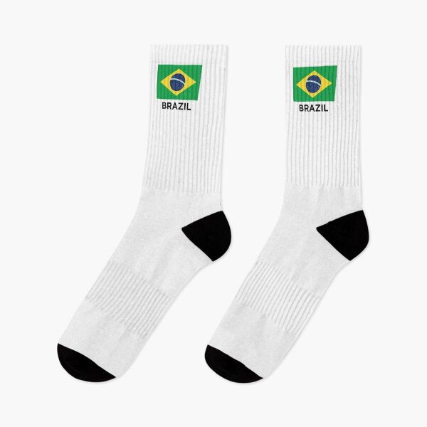 Artikelvorschau, Brasilien-Flagge – Bandeira do Brasil mit Text (auf Weiß) entworfen und verkauft von STUDIO-72.