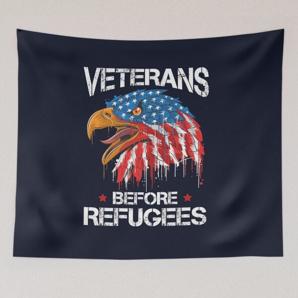 Item preview, Veterans before Refugees designed and sold by Makeyouhappy11.