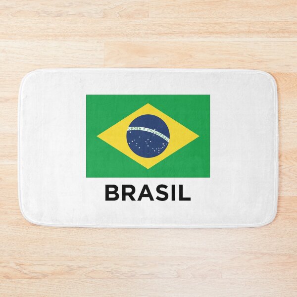 Item preview, Bandeira do Brasil With Text (On White) designed and sold by STUDIO-72.