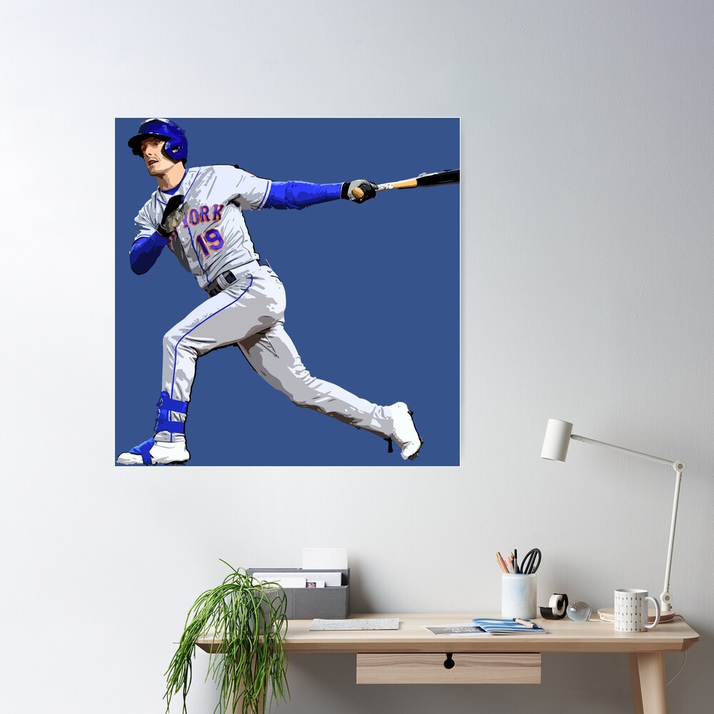 Mark Canha Baseball Paper Poster Mets 2