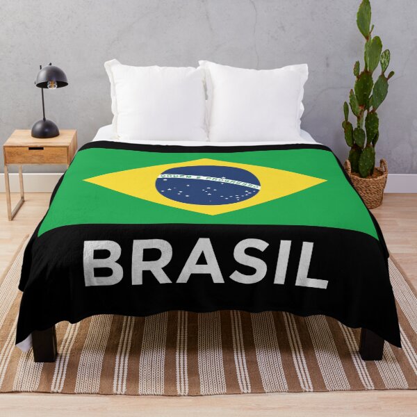 Artikelvorschau, Bandeira do Brasil mit Text (auf Schwarz) entworfen und verkauft von STUDIO-72.