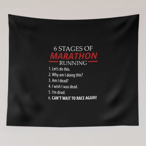 Item preview, 6 Stages Of Marathon Running Essential T-Shirt designed and sold by avickieww80.