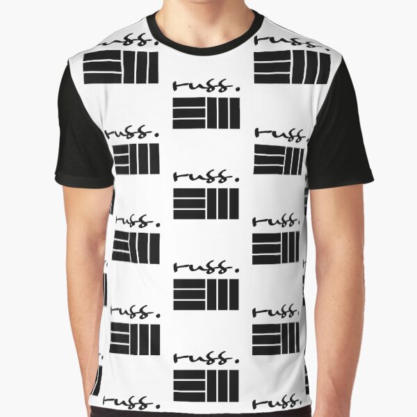 russisches Logo Grafik T-Shirt