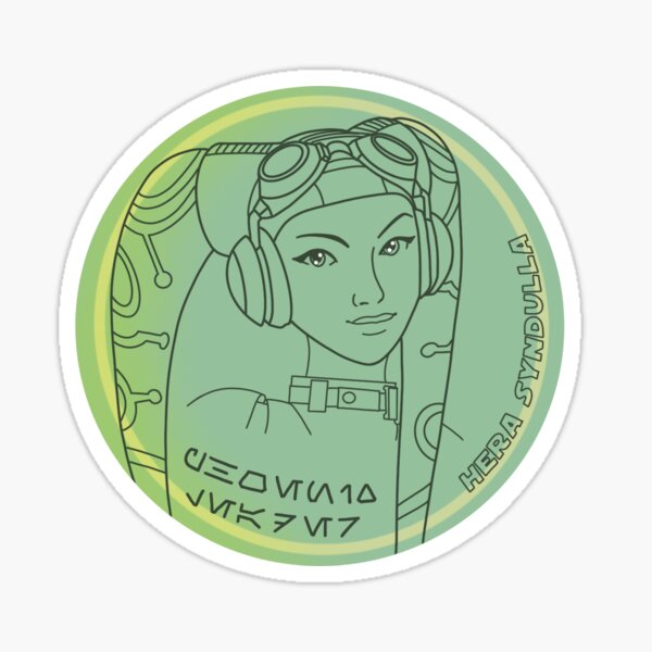 Vista previa del artículo con la obra «Líder Fénix - Hera Syndulla», diseñado y vendido por margauxvdv.