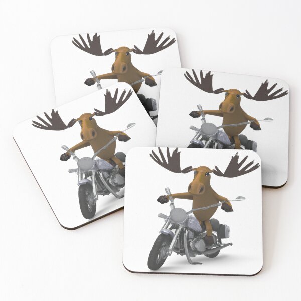 Item preview, Moose on a Motorcycle designed and sold by Richard Allen.