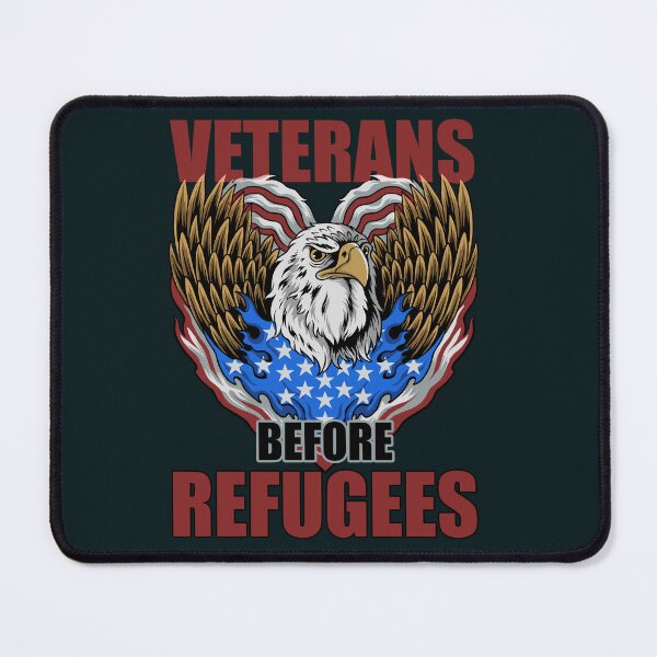 Item preview, Veterans Before Refugees designed and sold by Makeyouhappy11.