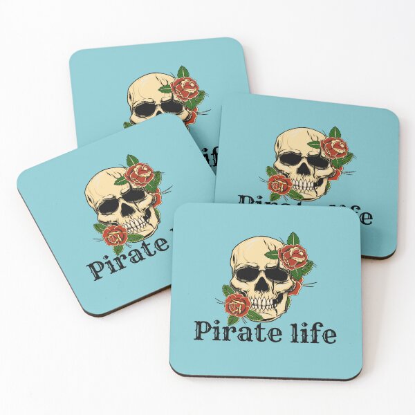 Item preview, Pirate Life and Pirate Skull designed and sold by ArtOfStars.