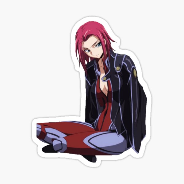 Code Geass Kallen Kozuki Sticker For Sale By Kamalomari06 Redbubble 6490