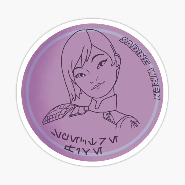 Vista previa del artículo con la obra «Espectro cinco - Sabine Wren», diseñado y vendido por margauxvdv.