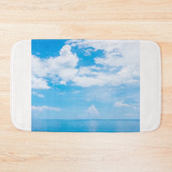 Item preview,  Cute colourful blue sea or ocean and blue sky design designed and sold by BEAUTY ⭐⭐⭐⭐⭐.