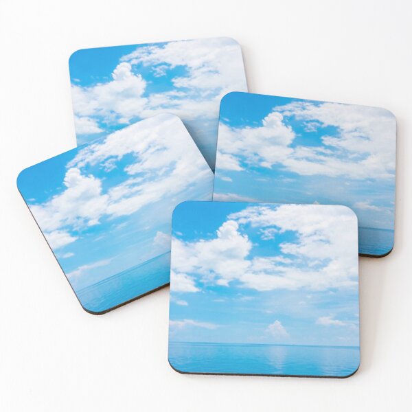 Item preview,  Cute colourful blue sea or ocean and blue sky design designed and sold by BEAUTY ⭐⭐⭐⭐⭐.