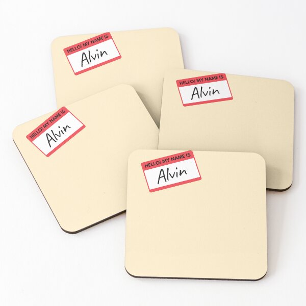 Item preview, Hello My Name Is Alvin Nametag designed and sold by EatSleep-Repeat.