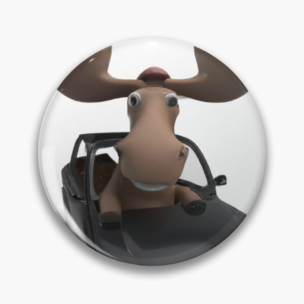 Item preview, Cartoon Moose in a Car designed and sold by Richard Allen.