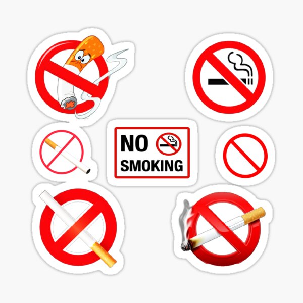 Stickers sur le thème No Smoking