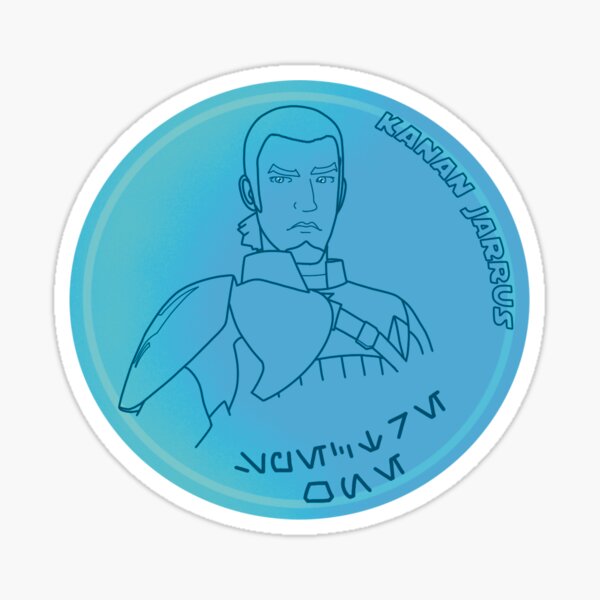 Vista previa del artículo con la obra «Espectro Uno - Kanan Jarrus», diseñado y vendido por margauxvdv.