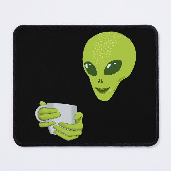 Item preview, I'M ONLY HERE FOR THE COFFEE - ESPRESSO ALIEN designed and sold by Danicus666.