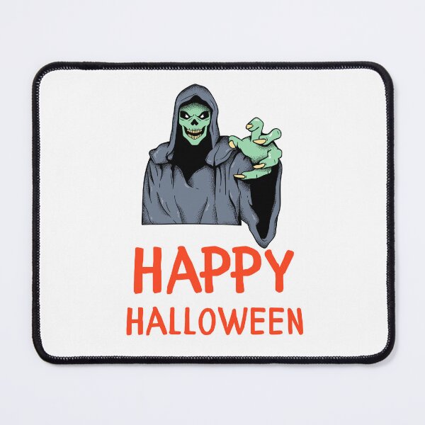 Item preview, Happy Halloween Pastel Detailed Lined Bold Spooky Grim Reaper Design designed and sold by WBP Mart.